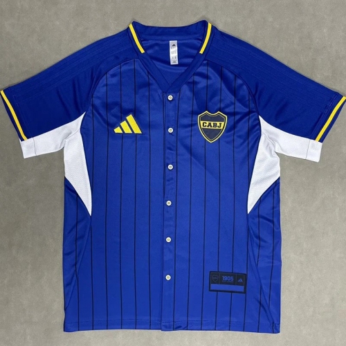 25/26 Boca Juniors Blue Casusl Edition Baseball jersey