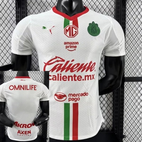 25/26 Chivas Away Player Version Soccer Jersey