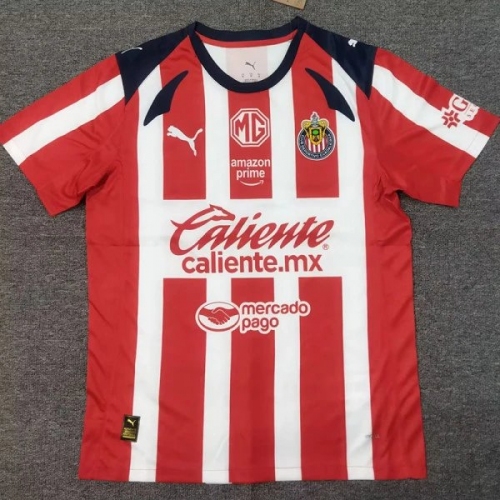 25/26 Chivas Home Fans Soccer Jersey