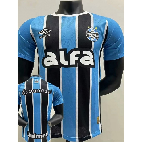 25/26 Gremio Home Player Version Soccer Jersey（Print sponsors）广告版