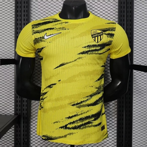 25/26 Ittihad Special edition Yellow Player Version Soccer Jersey