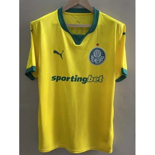 25/26 Palmeiras Yellow fourth Fans Soccer Jersey