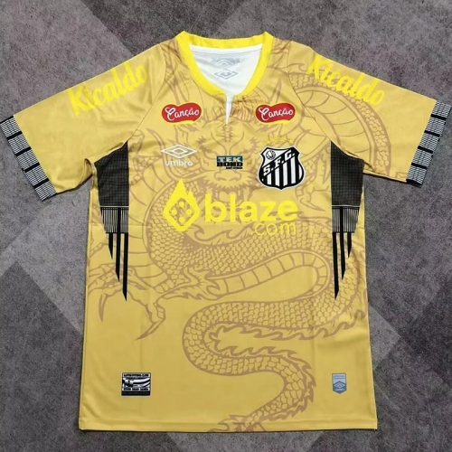 25/26 Santos FC Special Edition Yellow Fans Soccer Jersey