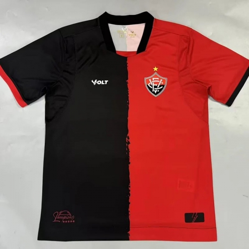 25/26 Vitoria Red and Black Edition Fans Soccer Jersey