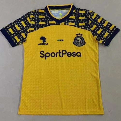 25/26 Young Africans Yellow Player Version Soccer Jersey球员版