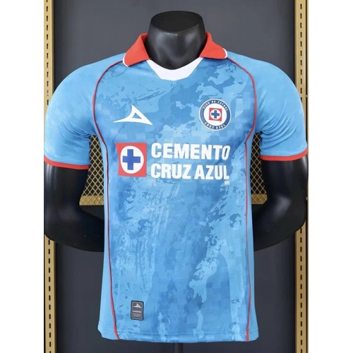 26/27 Cruz Azul Special Edition Blue Player Version Soccer Jersey