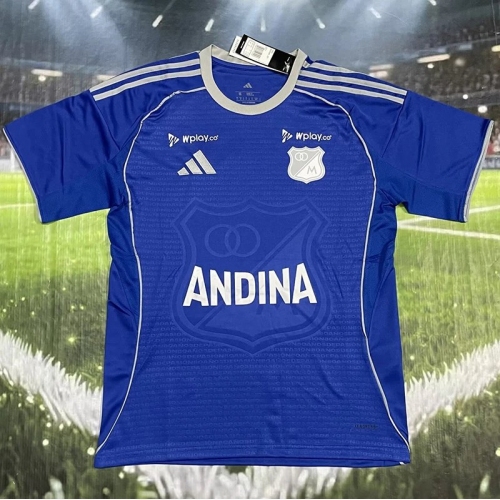 26/27 Millonarios FC Home Fans Soccer Jersey 百万富翁