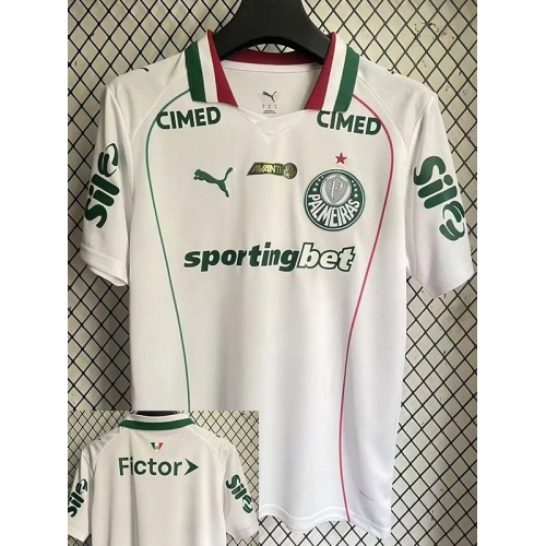 26/27 Palmeiras Away Fans Soccer Jersey(Print all sponsors)广告版