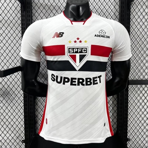 26/27 Sao Paulo Home Player Version Soccer Jersey