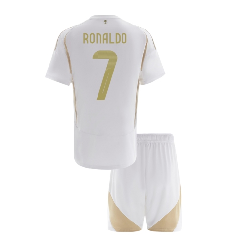 RONALDO #7 Al Nassr Third Away Kids Soccer Jerseys Kit - ACL