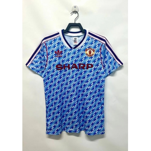 1990/1992 Retro Manchester United Away Football Shirt
