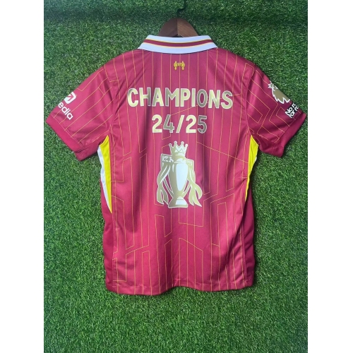 2024/2025 Liverpool Home Champions Edition Soccer Jersey