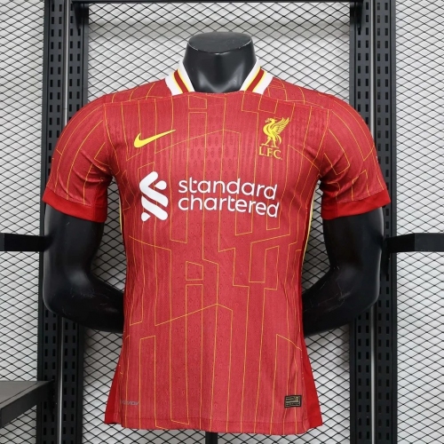 2024/2025 Player Version Liverpool Home Soccer Jersey
