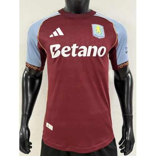 25/26 Aston Villa Home Player Version Soccer Jersey