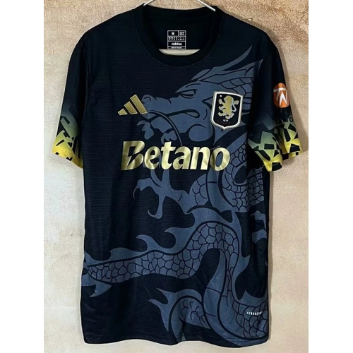 25/26 Aston Villa Special Edition Black Fans Soccer Jersey