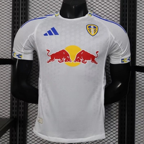 25/26 Leeds United Home Player Version Soccer Jersey