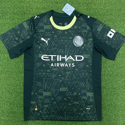 25/26 Man City Fourth Fans Soccer Jersey