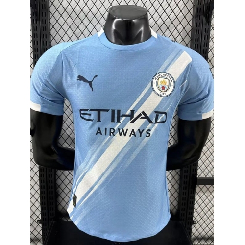 25/26 Man City Home Player Version Soccer Jersey