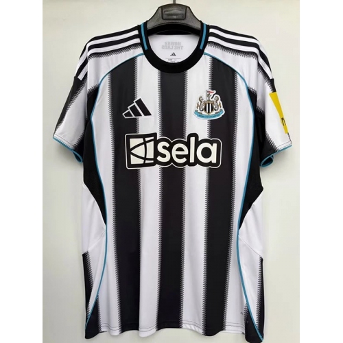 25/26 Newcastle Home Fans Soccer Jersey