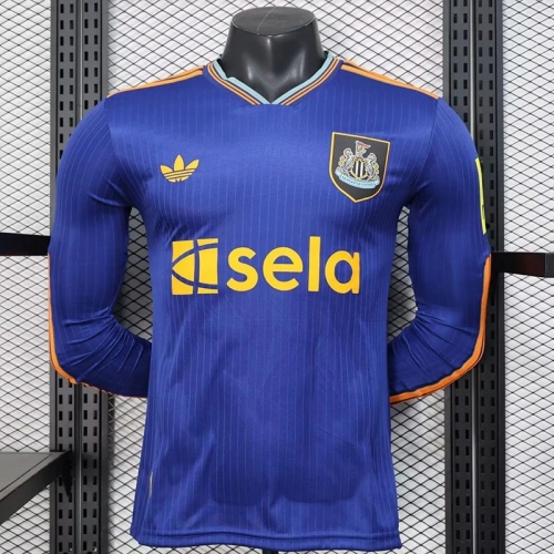 25/26 Newcastle Third Long Sleeve Player Version Soccer Jersey