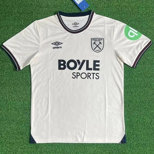 25/26 West Ham Away Fans Soccer Jersey