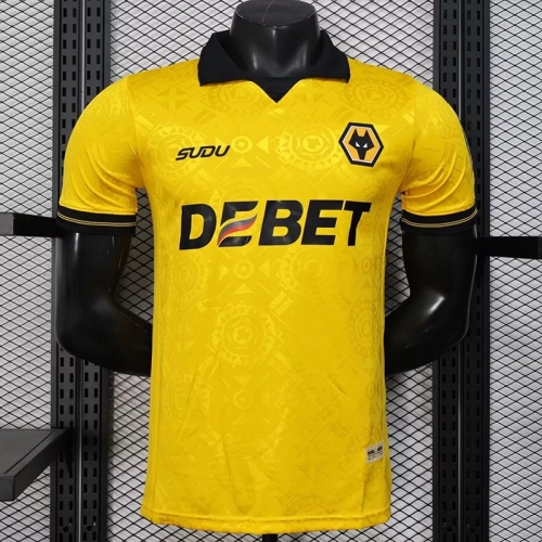 25/26 Wolves Home Player Version Soccer Jersey