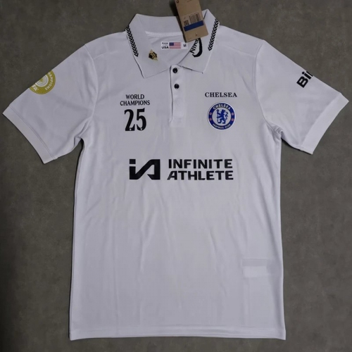 26/27 CHE White Polo Shirt
