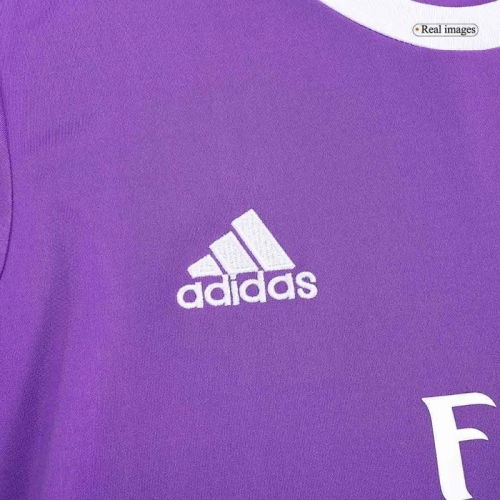 16-17 Real Madrid Retro Long Sleeve Jersey Away