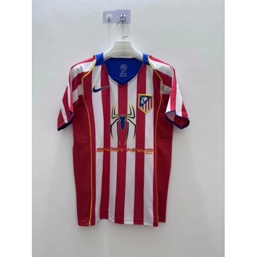 2004/2005 Retro Atletico Madrid Home Soccer Jersey