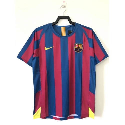 2005/2006 Retro Barcelona Home League Edition Football Shirt