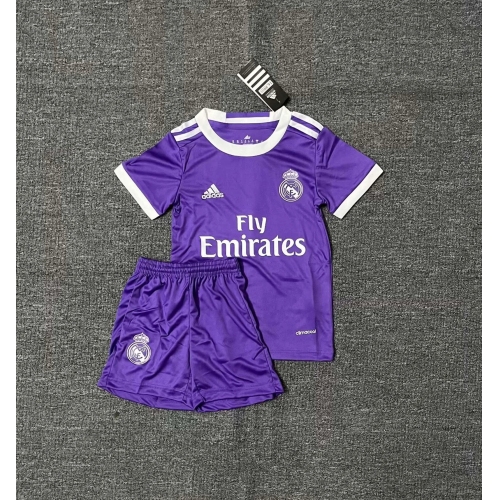 2016/2017 Retro Real Madrid Away Football Shirt Kids Size