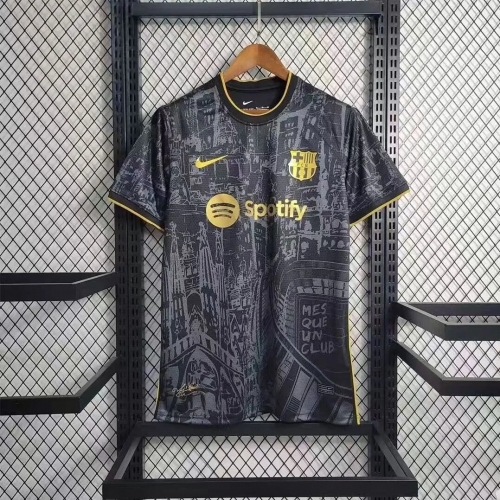 2023/2024 Barcelona Special Edition Black Football Shirt