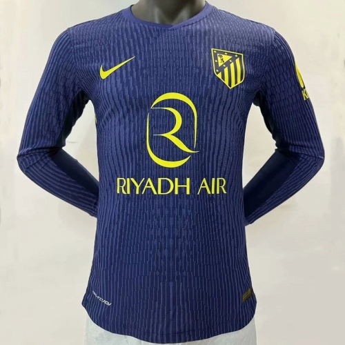 25/26 ATM Away Long Sleeve Player Version Soccer Jersey