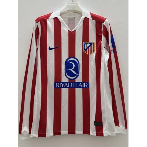 25/26 ATM Home Long Sleeve Fans Soccer Jersey