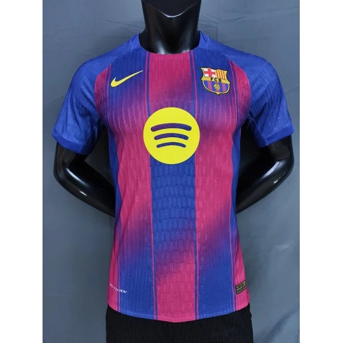 25/26 BAR Home Player Version Soccer Jersey