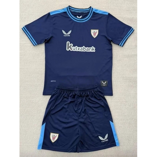 25/26 Bilbao Away Kids Soccer Jersey