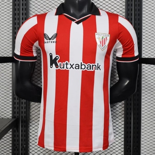 25/26 Bilbao Home Player Version Soccer Jersey