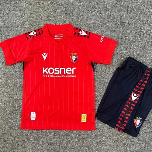 25/26 Osasuna Home Kids Soccer Jersey