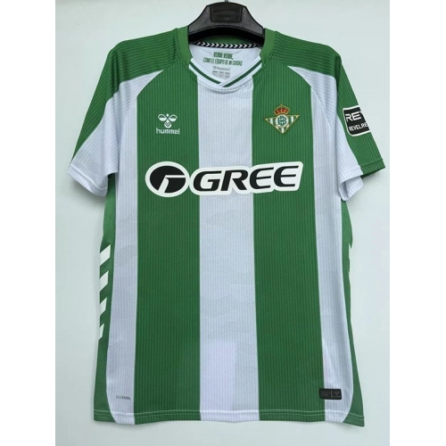 25/26 Real Betis Home Fans Soccer Jersey