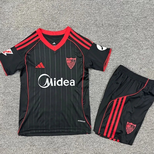 25/26 Sevilla Third Kids Soccer Jersey