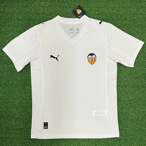 25/26 Valencia Home Fans Soccer Jersey