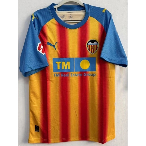 25/26 Valencia Third Fans Soccer Jersey(带胸前广告）