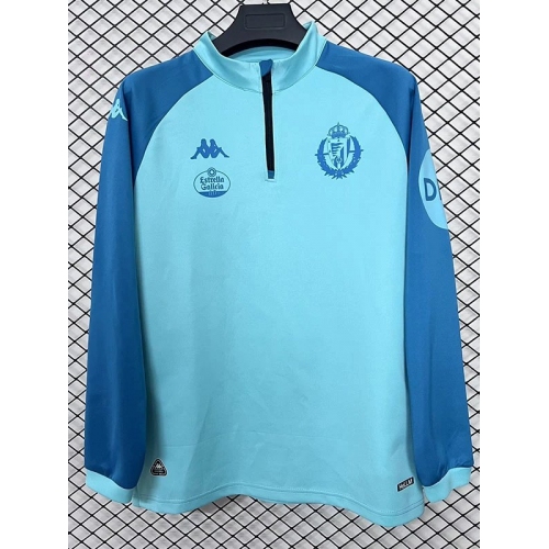 25/26 Valladolid Sky Blue Half Pull Tracksuit (半拉链)