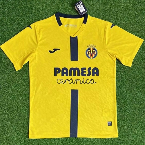25/26 Villarreal Home Fans Soccer Jersey