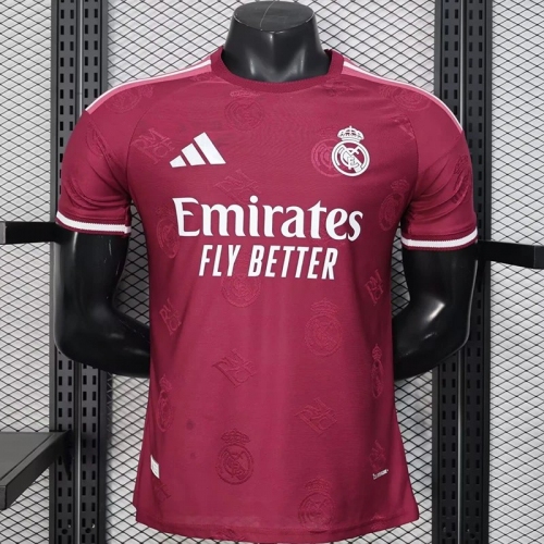 26/27 RMA Logo Edition Reddish Brown Player Version Soccer Jersey