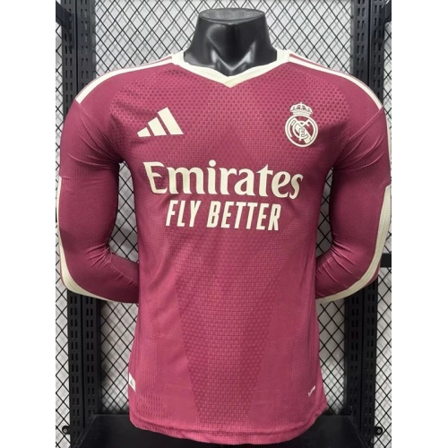 26/27 RMA Third Player Version Long Sleeve Soccer Jersey