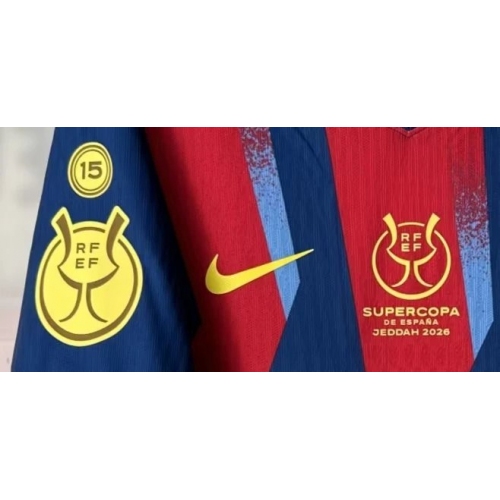 Barcelona Fourth 'El Cl&aacute;sico' Jersey Kit 2025/26