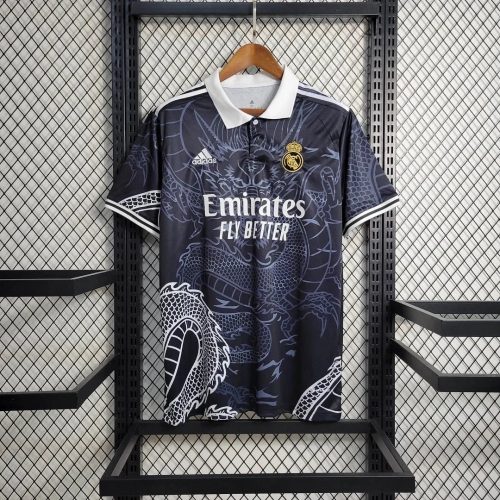 Real Madrid 2024 Navy Dragon Special Shirt