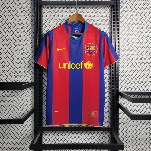 Retro Barcelona Football Shirt Home 2007/2008