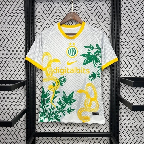 2024/2025 Inter Milan Special Edition Yellow Football Jersey